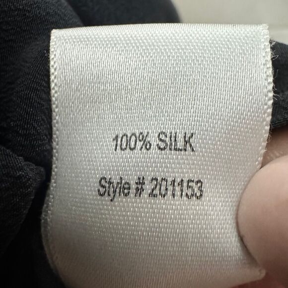 Witchery Floral Silk Dress Navy - Picture 10 of 11